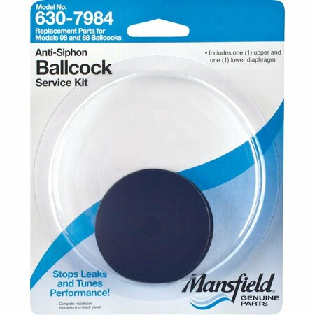 MANSFIELD Anti-Siphon Ballcock Repair Kit for Models 08 and 88 630-7984